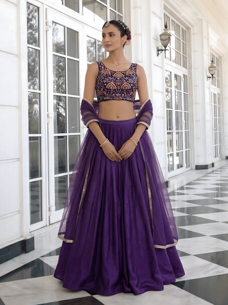 Modern lehenga set for engagement party