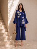 Aira Blue Embroidered Co-Ord Set