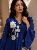 Aira Blue Embroidered Co-Ord Set