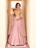 Mira Blush Pink Embellished Lehenga Set