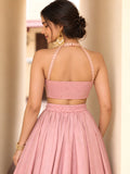 Mira Blush Pink Embellished Lehenga Set
