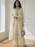 Alizeh Light Yellow Embroidered Salwar Suit