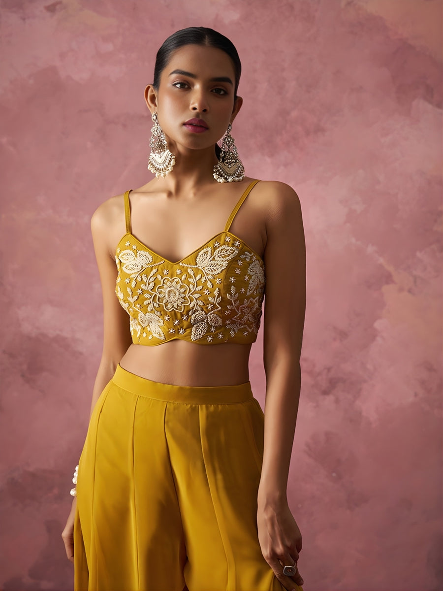 Zareen Khatli Haldi Sharara Set