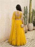 Aurelia Sunlit Georgette Lehenga Set