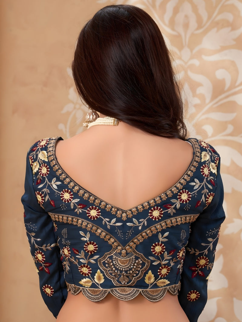 Naeyra Shaded Silk Lehenga Set