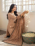 Dusty Rose Multicolour Thread Embroidered Georgette Pant Suit - Alizeh Official