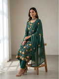 Forest Bloom Embroidered Kurta Set - Alizeh Official