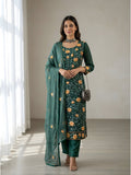 Forest Bloom Embroidered Kurta Set - Alizeh Official