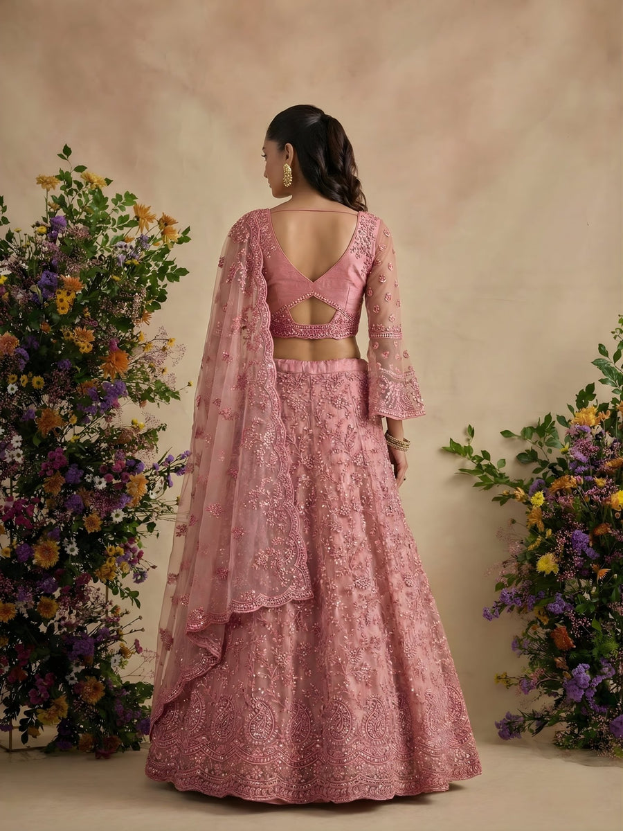 Rose Zarya Embroidered Lehenga Set - Alizeh Official
