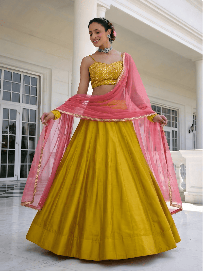 Solara Silk Lehenga Set - Alizeh Official