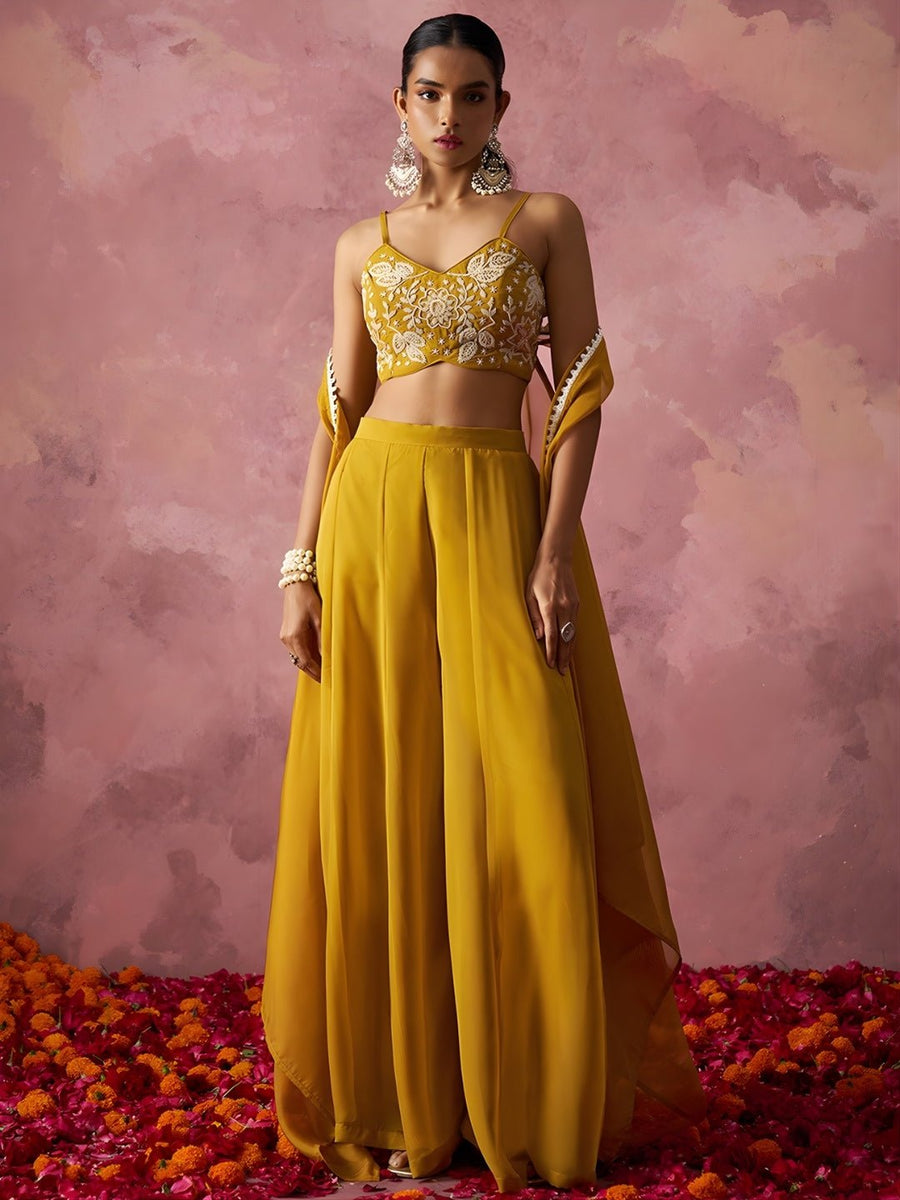 Zareen Khatli Haldi Sharara Set - Alizeh Official
